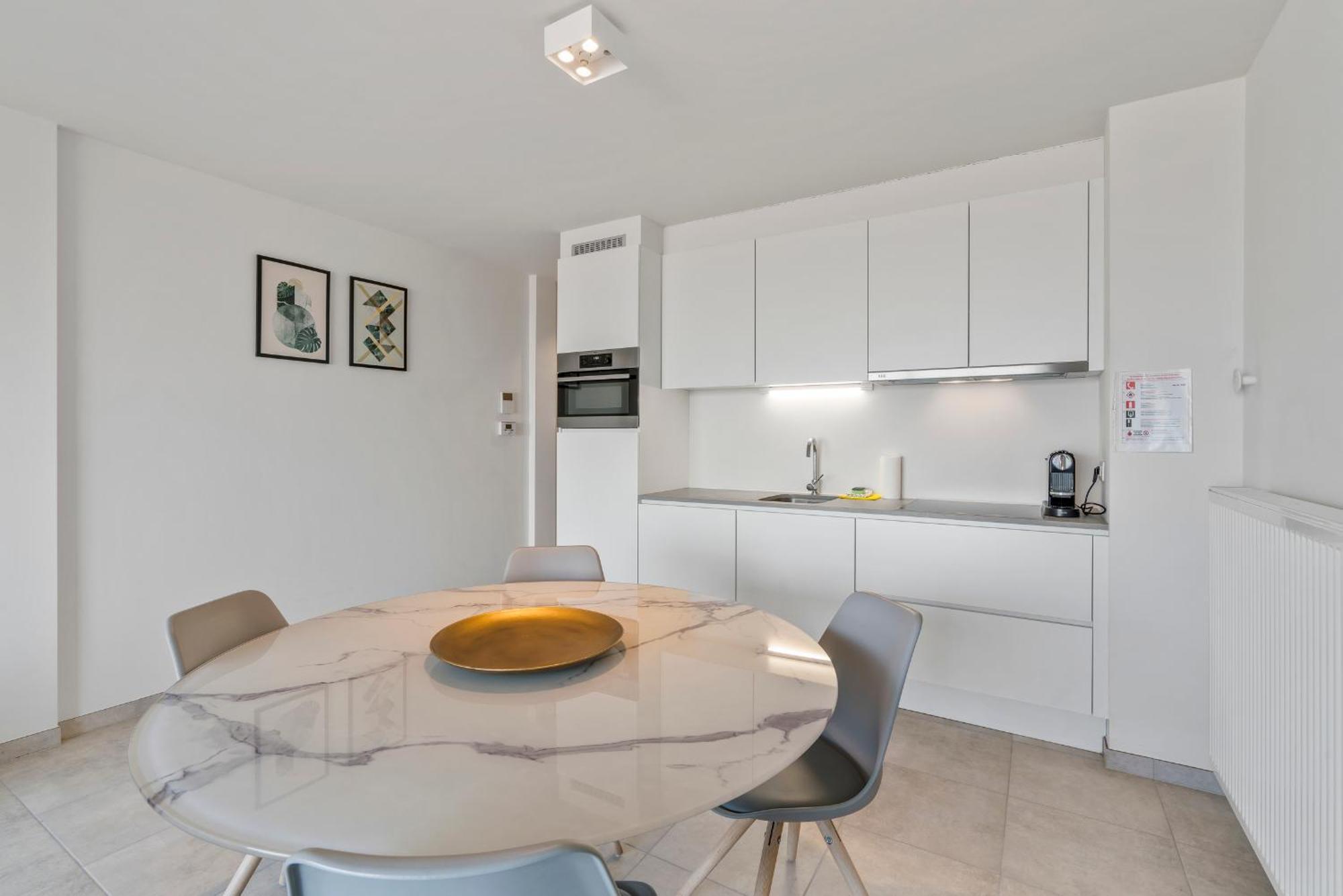 Ontspannen Aan Zee App Met Frontaal Zeezicht - 4P Knokke-Heist Bagian luar foto