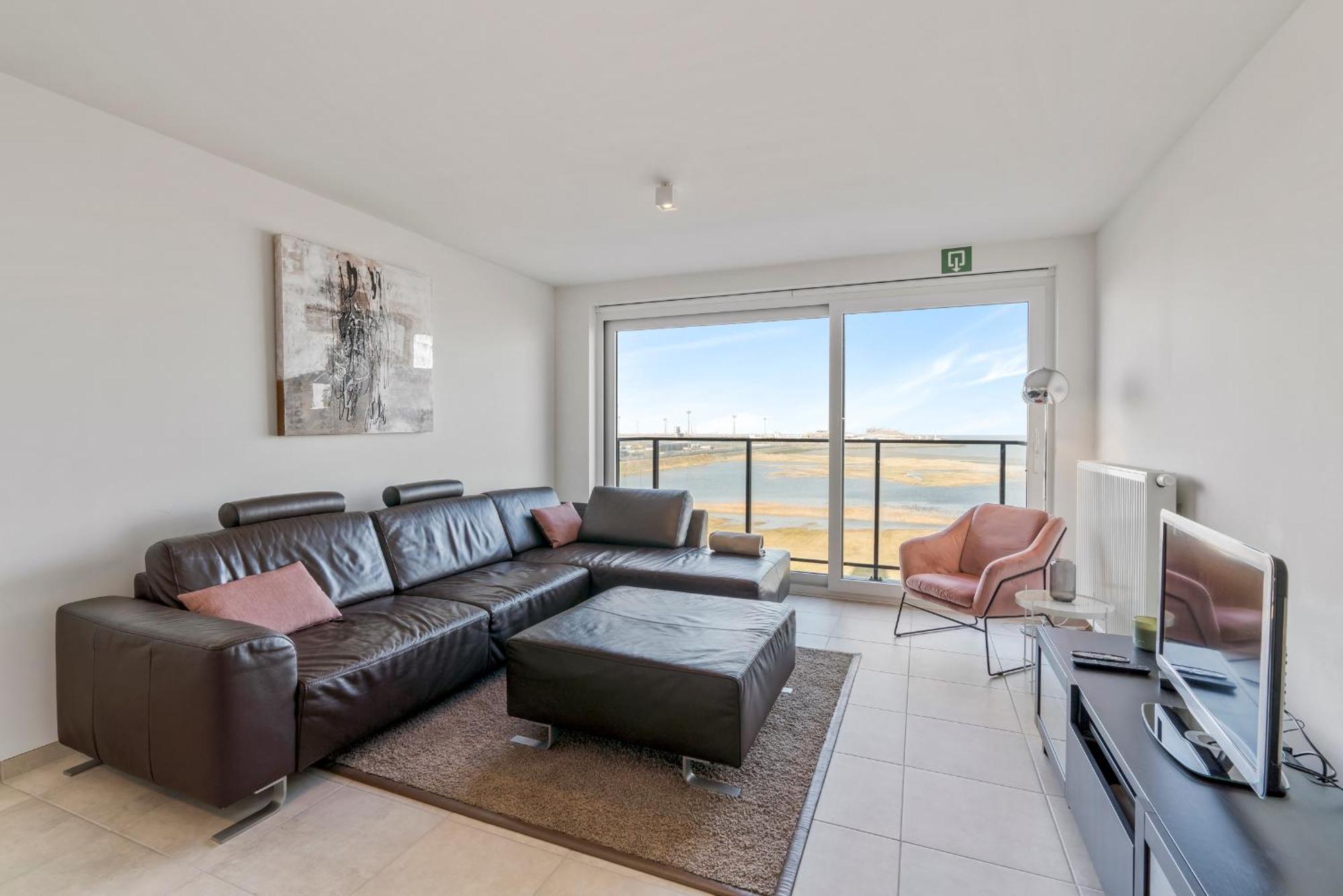 Ontspannen Aan Zee App Met Frontaal Zeezicht - 4P Knokke-Heist Bagian luar foto